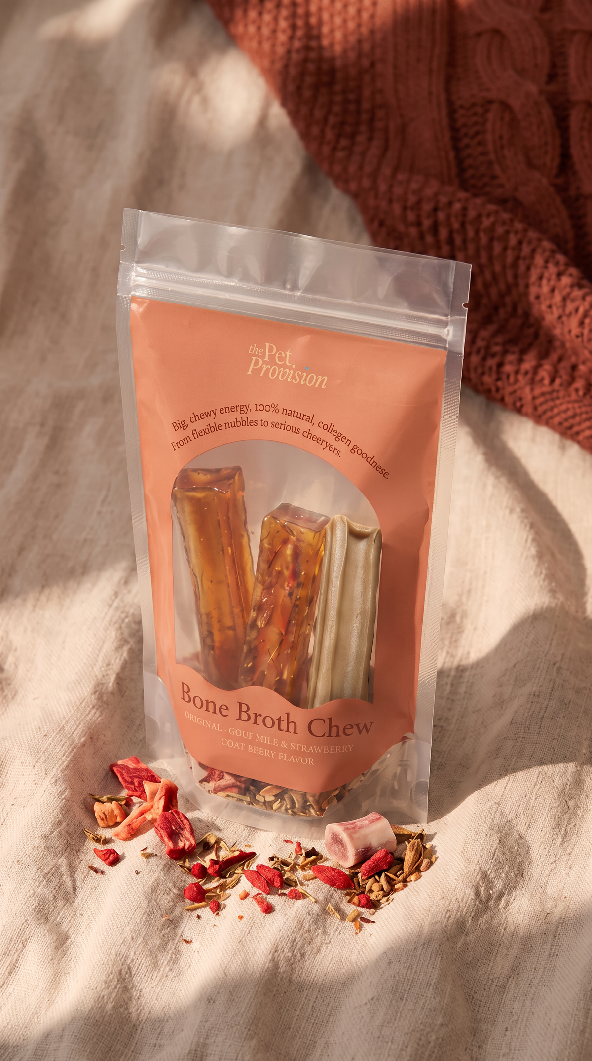 The Pet Provision - Bone Broth Chew Taster Pack (1 of each flavor)