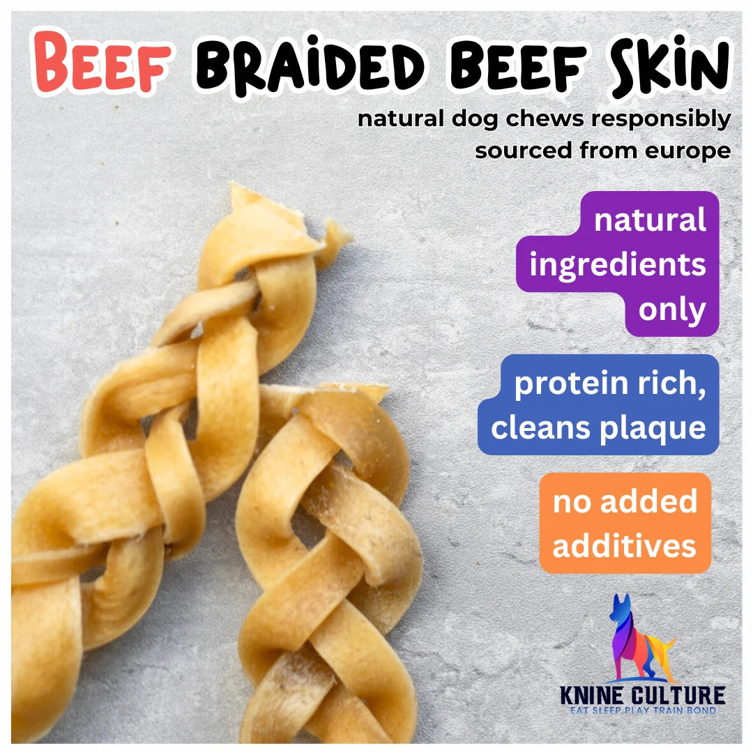 Knine Culture - Beef Braided Beef Skin