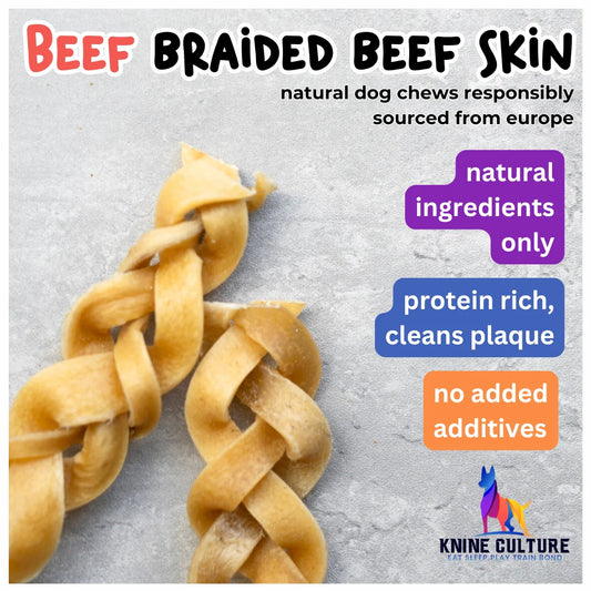 Knine Culture - Beef Braided Beef Skin