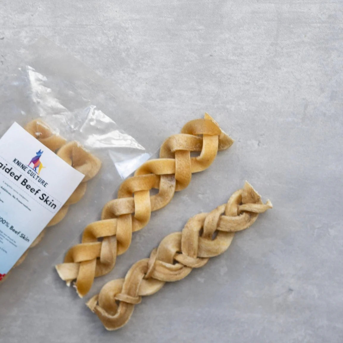 Knine Culture - Beef Braided Beef Skin