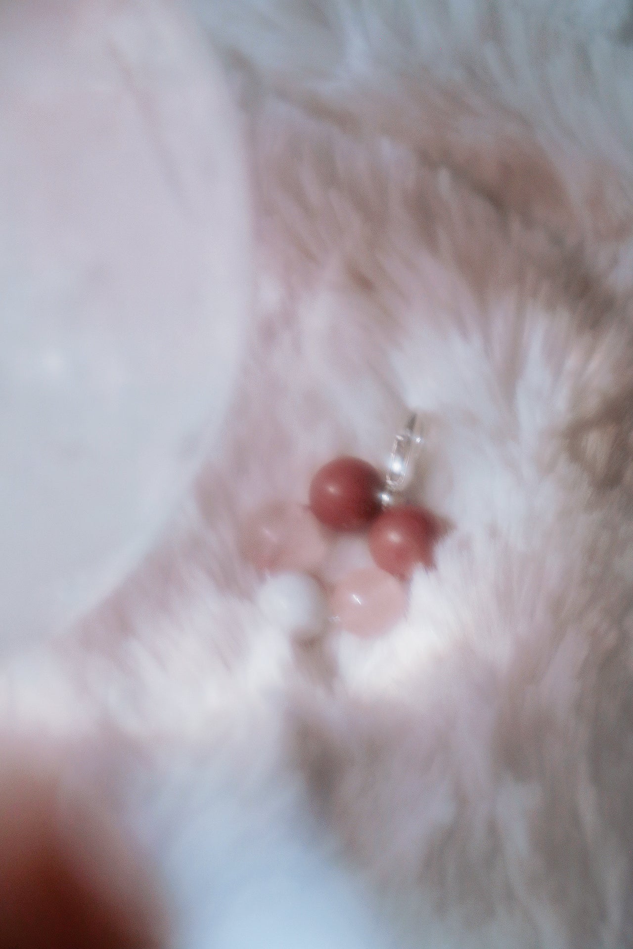 crystal pet charm - love