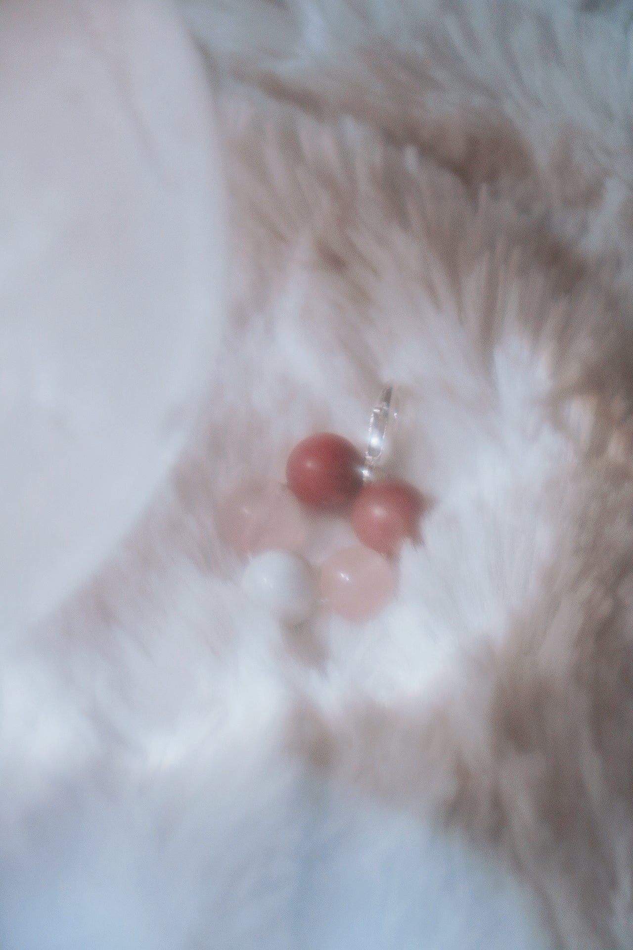 crystal pet charm - love