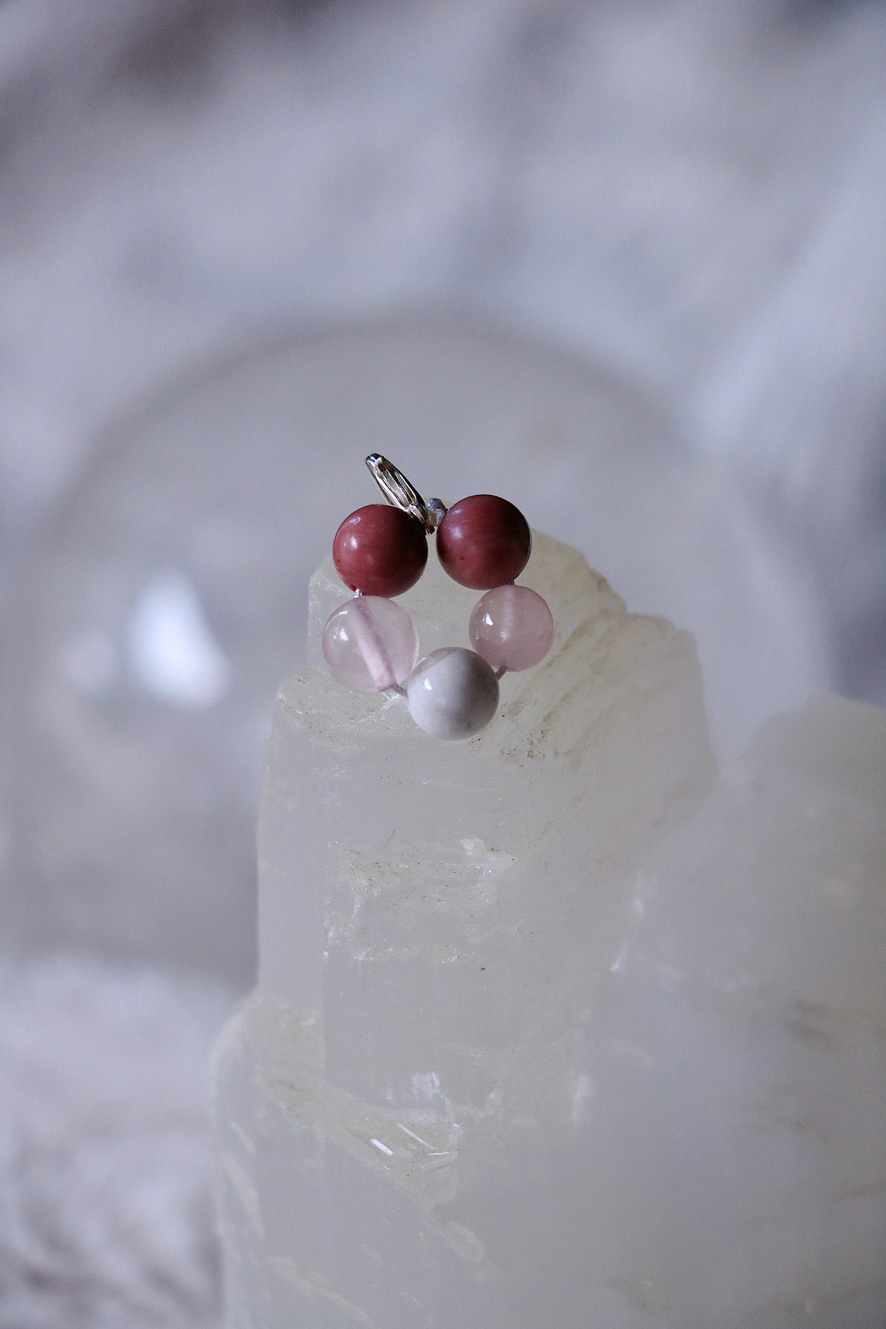 crystal pet charm - love