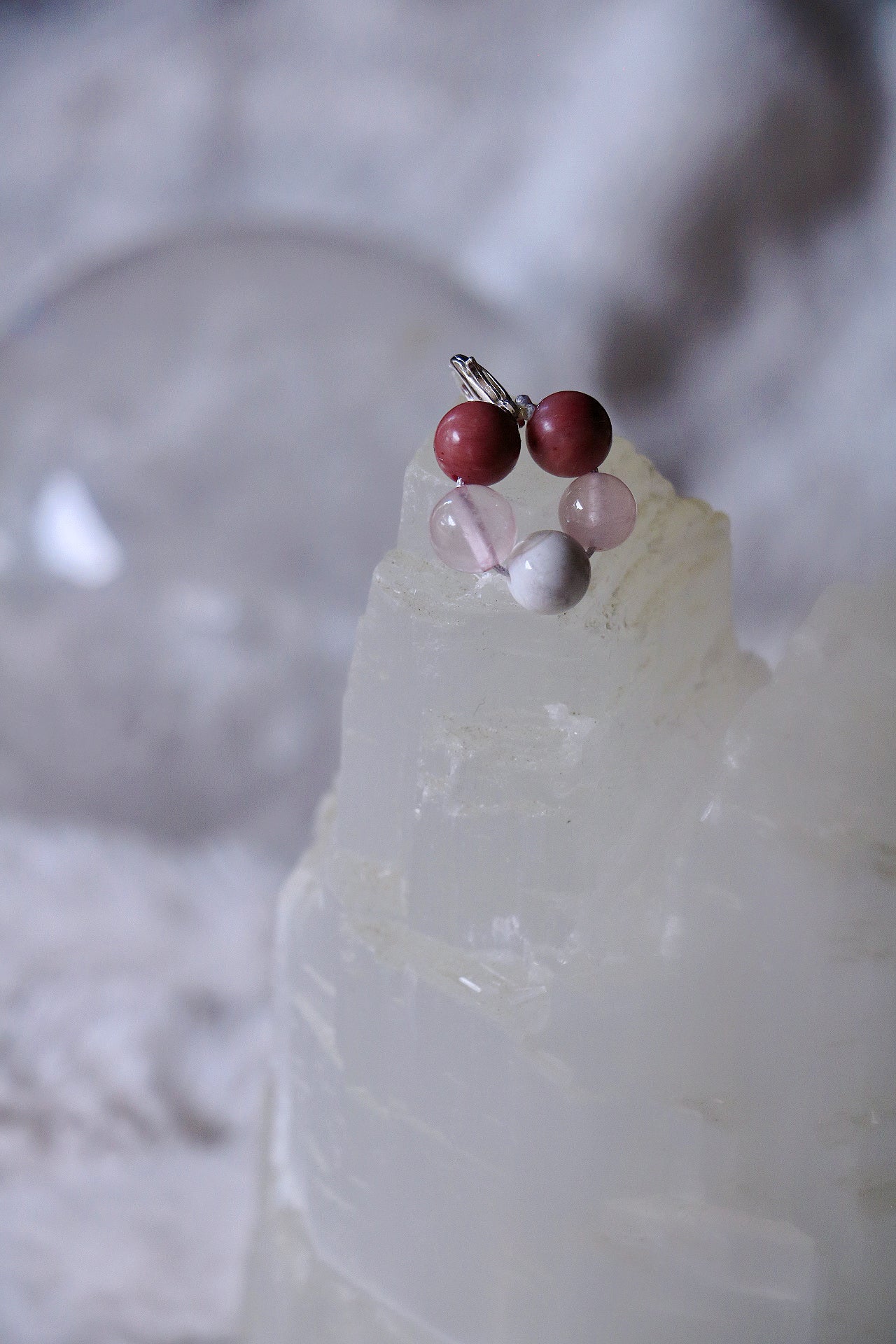 crystal pet charm - love