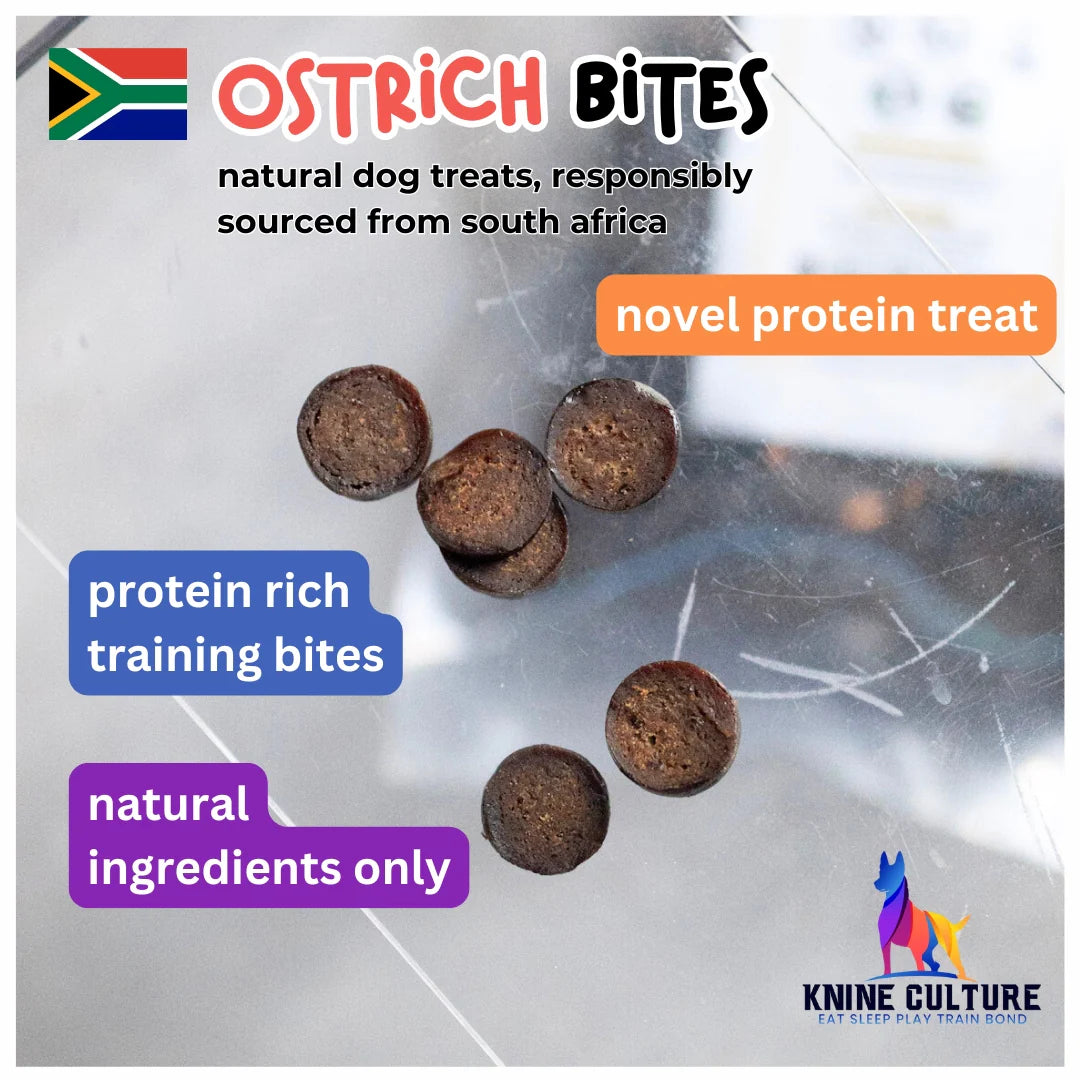 Knine Culture - Ostrich Bites (Semi-Moist)