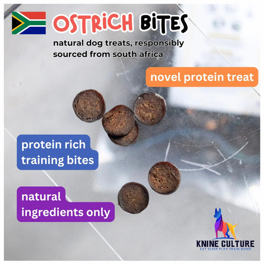 Knine Culture - Ostrich Bites (Semi-Moist)