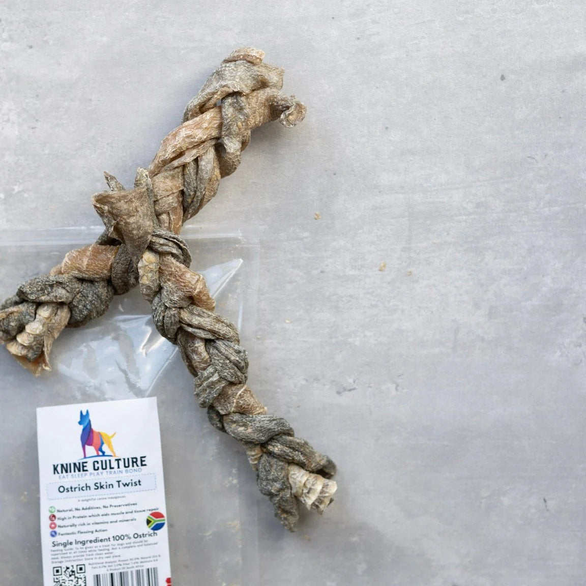 Knine Culture - Ostrich Braided Skin Twist