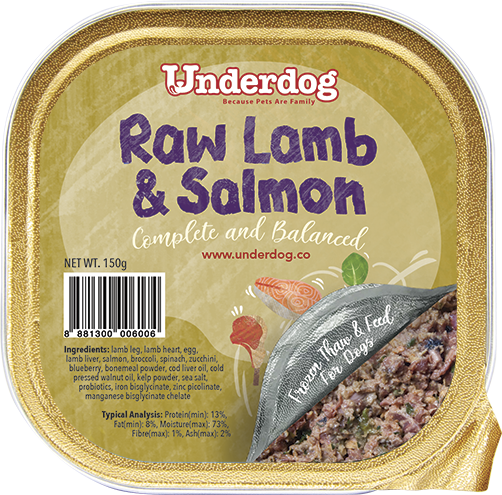 Underdog - Raw Lamb and Salmon