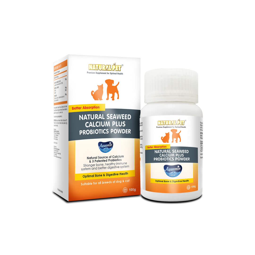 Natural Pet Natural Seaweed Calcium Plus Probiotics Powder