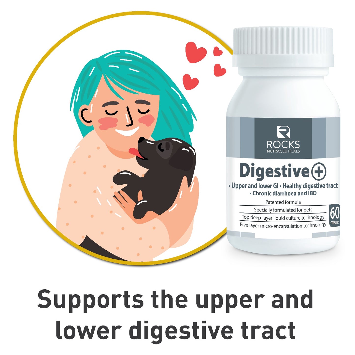 Rocks Nutraceuticals Digestive+
