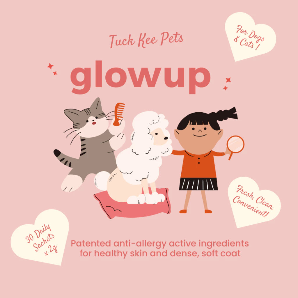 Tuck Kee Pets Glow Up Skin & Coat Supplement